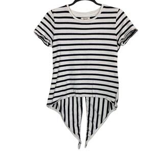 Madewell striped flyaway back top